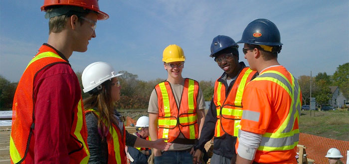 DC students work with Habitat for Humanity