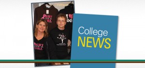 Power of pink at Durham College.