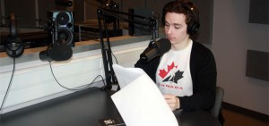 Riot radio DJ at Durham College.